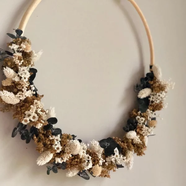 Atelier Couronne en fleurs séchées – Image 6