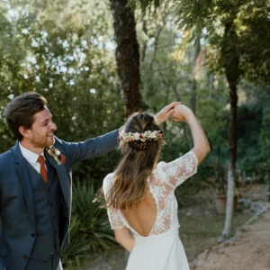 Demi couronne mariée