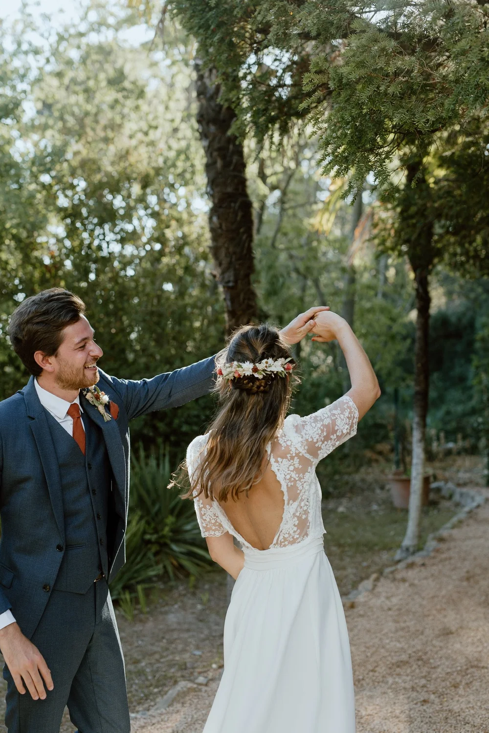 Demi couronne mariée