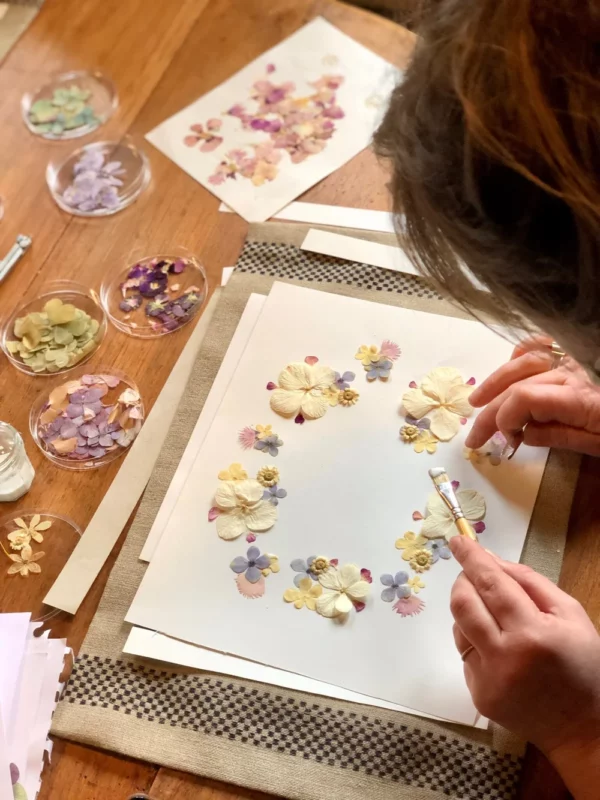 Kit DIY herbier en fleurs séchées