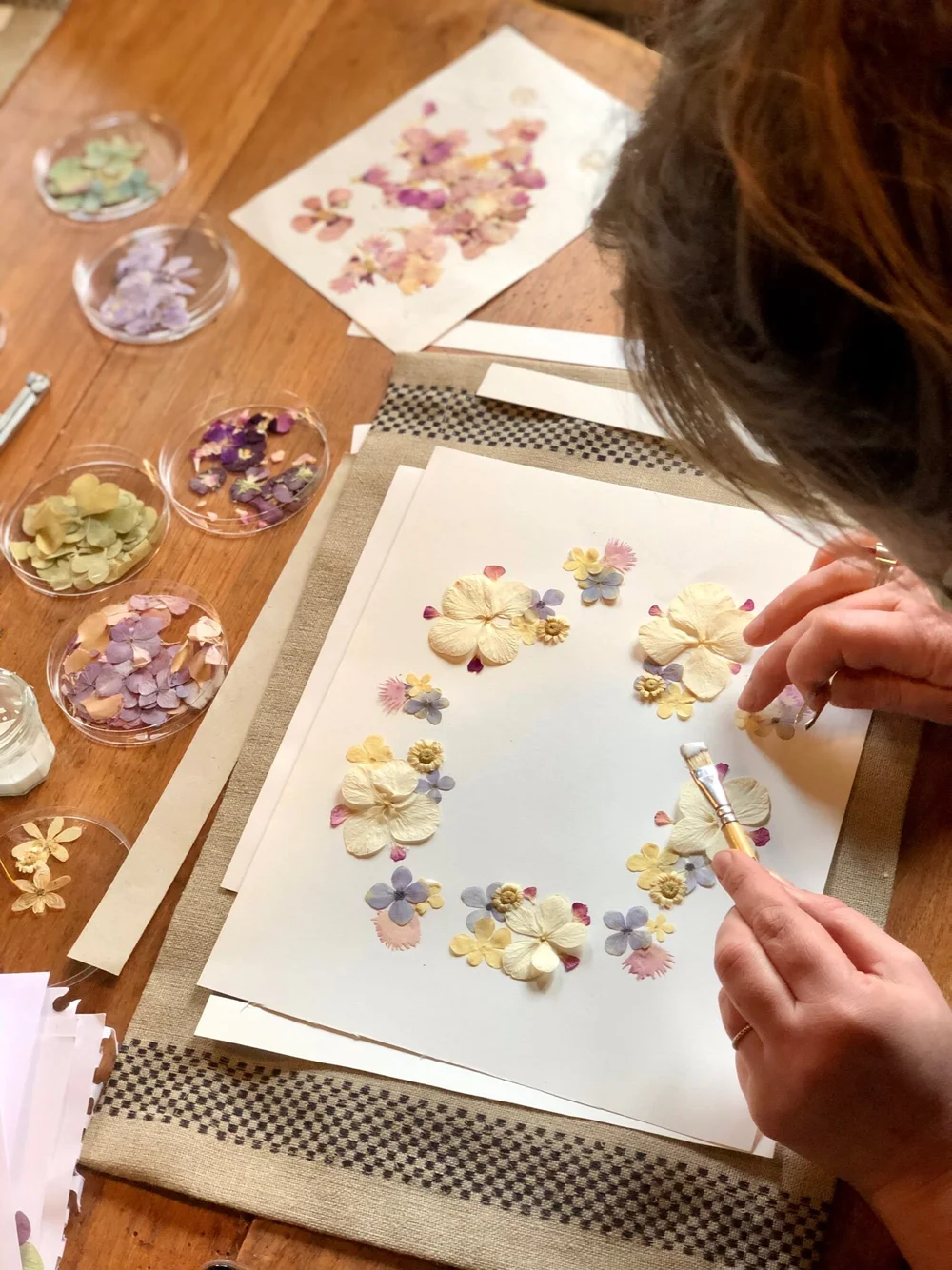 Kit DIY herbier en fleurs séchées