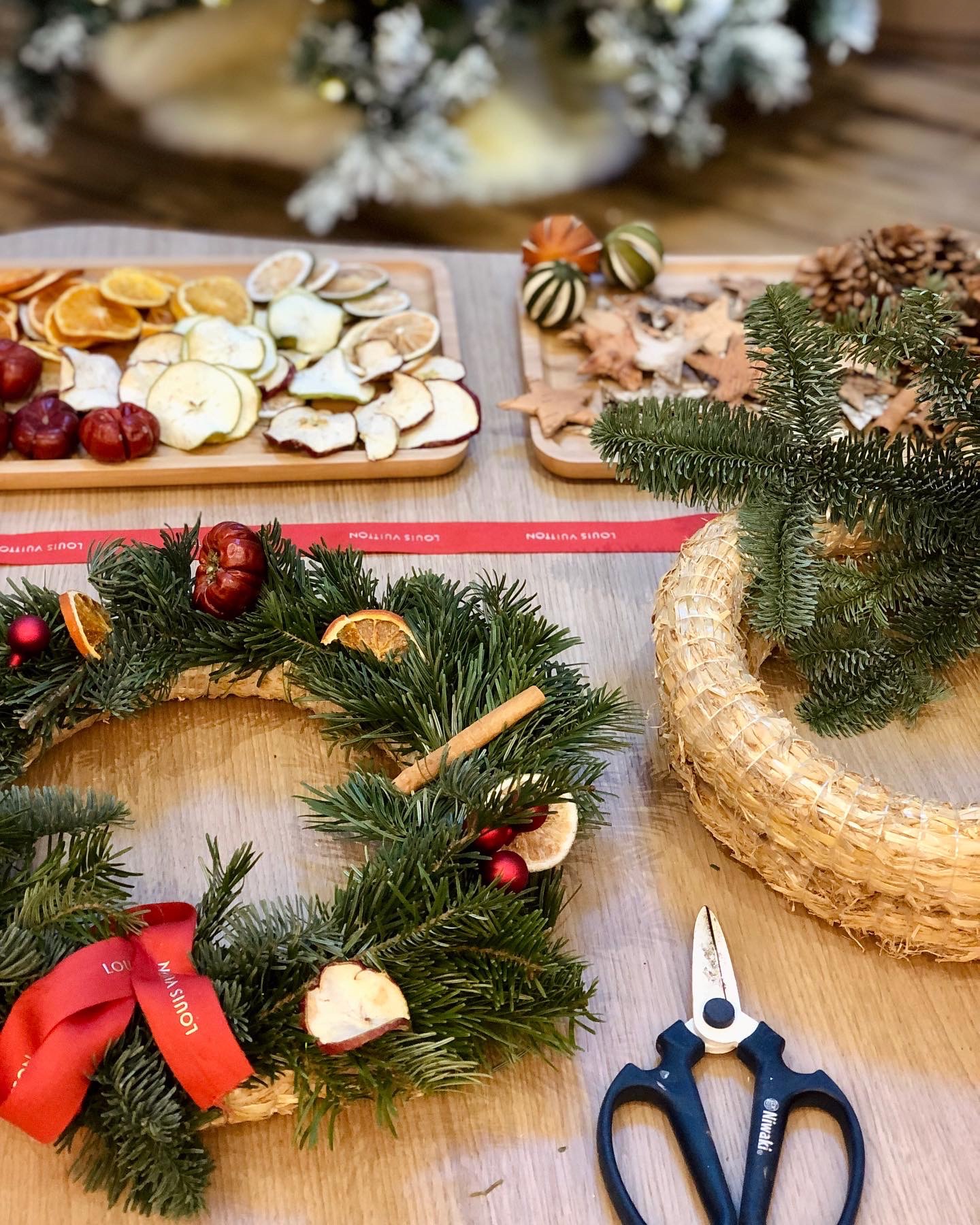 Atelier Couronne de Noël
