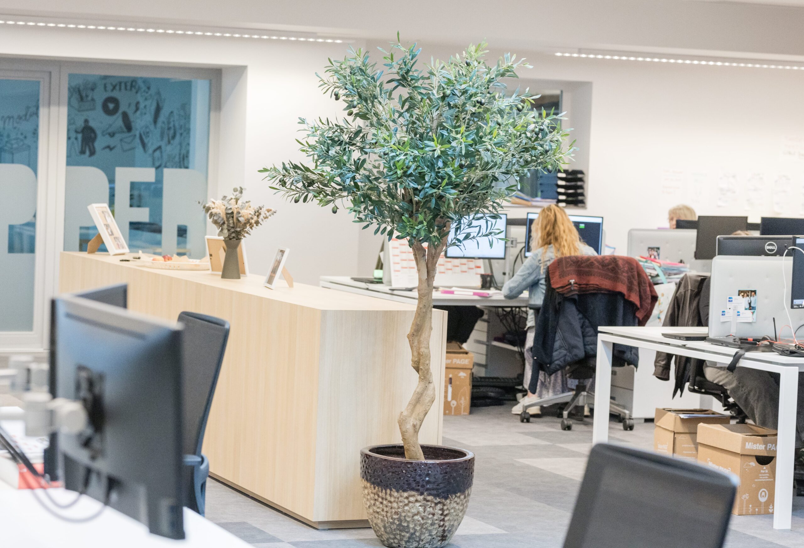 Arbre artificiel avec pot