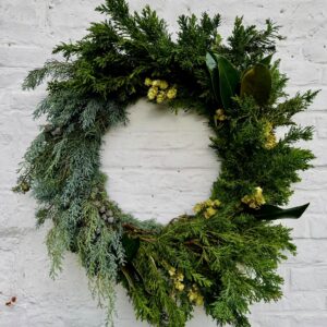 Couronne de Noël - Bicolore