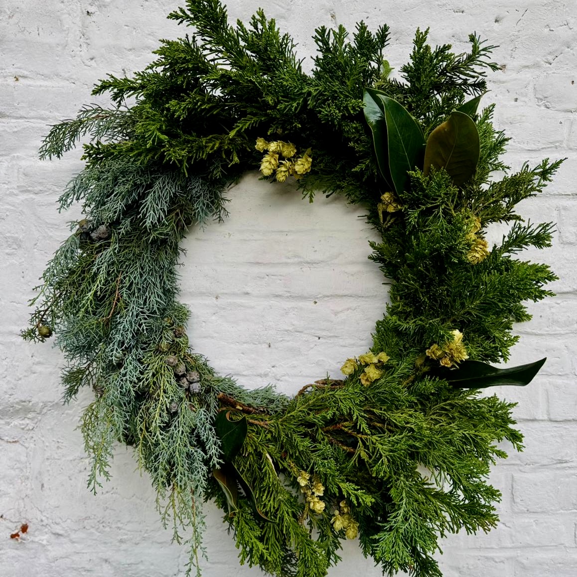 Couronne de Noël - Bicolore