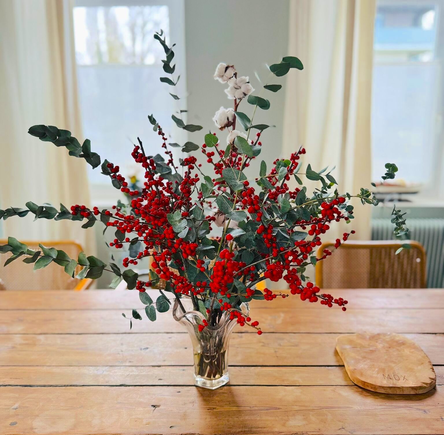 Bouquet de Noël frais - Houx