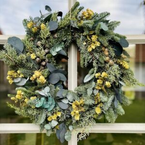 Couronne de Noël - Houblon